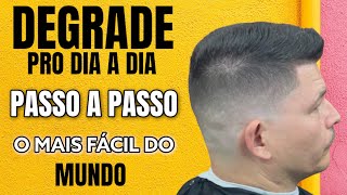 Degrade pro Dia a Dia PASSO A PASSO mais fácil do mundo 😱 mid fade [upl. by Vasos]