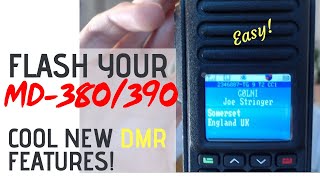 How to flash your TYT MD380390 DMR radio for cool new features [upl. by Cletus]