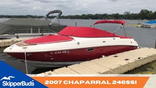 2007 Chaparral 246SSI Sport Boat Tour SkipperBuds [upl. by Murphy314]