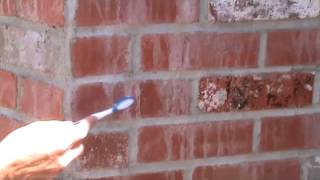 How to clean concrete film from brick wall [upl. by Lemmor203]