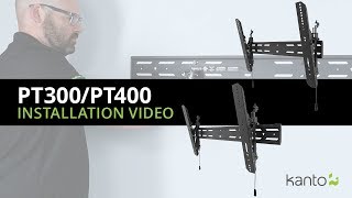 PT300 amp PT400 TV Mount Installation Guide  Kanto Mounts [upl. by Tessy]