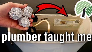 Put aluminum foil in your toilet…and THIS will Happen Dollar Tree Trick [upl. by Nosretep]