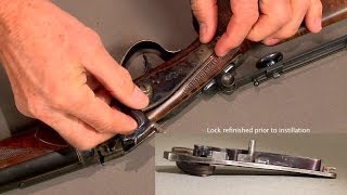 Gunsmithing  How to Repair the Tumbler and Sear on an Axtell 1877 Sharps Rifle [upl. by Alfie]