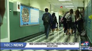 Medford School District considering a district wide cell phone policy [upl. by Akirej]