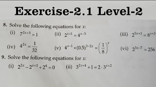 RD Sharma Class 9 Chapter 2 Exponents Of Real Numbers Exercise 21 Q8 to Q13 Solutions [upl. by Sylvan]