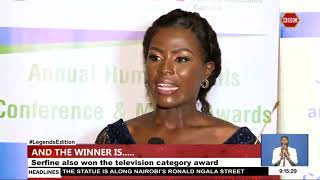 Serfine Achieng’ Ouma is the overall winner of the inaugural Journalists for Human Rights award [upl. by Trawets810]