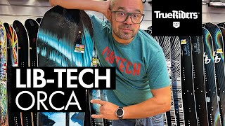 Lib Tech Orca Snowboard review 2324 TrueRiders Snowboard Sience shorts [upl. by Herwick]