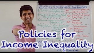 Policies to Redistribute Income and Wealth with Evaluation [upl. by Jeddy]