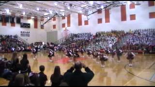 2012 Varsity POM Cheerfest Walled Lake Braves [upl. by Airod]