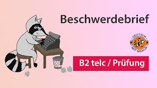 Beschwerdebrief B2 Sprachkurs  Prüfungsvorbereitung B2 telc [upl. by Sirovat]