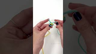 HOW TO securely join yarn using the weaver’s knot  crochet yarn theknottyboss [upl. by Aidua526]