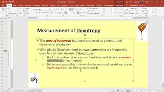 Measurement of Thixotropy [upl. by Lydia]