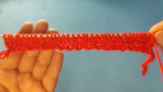 How to Knit the Seeded Rib Stitch for beginners [upl. by Ytsirt763]