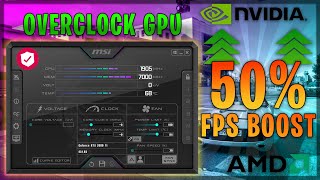 How to Overclock your Nvidia amp AMD GPU Safely to Boost Performance [upl. by Micheline]