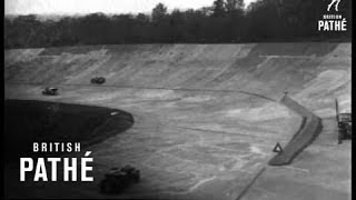 Car Race At Brooklands 1928 [upl. by Hahseram]