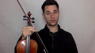 Violin Bowing Detache Staccato Legato and Tenuto [upl. by Chic]