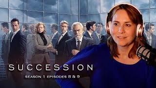 SUCCESSION SEASON 1 EPISODES 8 amp 9  FIRST TIME WATCHING [upl. by Festus]