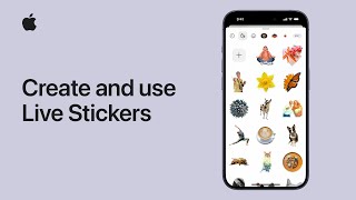 How to create and use Live Stickers on your iPhone  Apple Support [upl. by Aiyram]