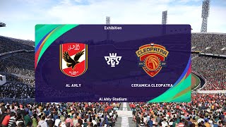 Al Ahly SC vs Ceramica Cleopatra 2952023 Egyptian Premier League PES 2021 [upl. by Ennahgem]