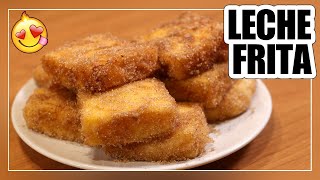 ❤ LECHE FRITA súper CREMOSA  RICA y FÁCIL postre sin horno [upl. by Noslien]