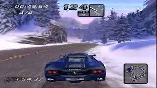 PSX NFS High Stakes  F50 VS Diablo SV VS 911 Turbo  Snowy Ridge  Lap Records [upl. by Yelahs]