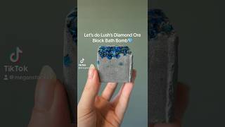 Lush x Minecraft  Diamond Ore Block💎 LUSH lushcosmetics lush lushlife fyp [upl. by Aihtnic]