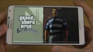 GTA San Andreas Samsung Galaxy Note 3 Official Android 442 KitKat Gameplay Test [upl. by Abbub]