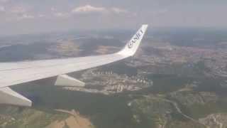 Brno BRQ to Praha PRG  Full Flight FullHD 60FPS [upl. by Avi]