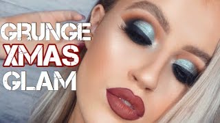 Grunge Christmas Glam  Winged smokes for Hooded Eyes  KeilidhMua [upl. by Adelbert]