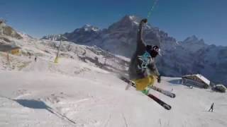 Early Season laps in Grindelwald First December 2016  Mathieu Hulliger amp Klaus Gerber [upl. by Constantina]