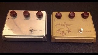 gold Klon Centaur vs silver Klon Centaur [upl. by Iek]