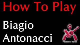 07 How To Play COCCINELLA Biagio Antonacci  Massimo Varini [upl. by Iey]