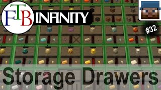 Minecraft FTB Infinity 32  Storage Drawers [upl. by Gwenny]