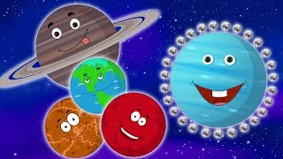 pianeti Canzoni imparare i pianeti canzone vivaio sistema solare Preschool Rhyme Planets Songs [upl. by Cassi]