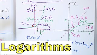 15  What is a Logarithm Log x Function Calculate Logs Applications Log Bases [upl. by Eerrehs133]