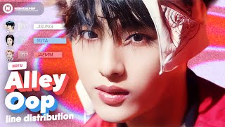 NCT U 엔시티 유 Alley Oop  Line Distribution [upl. by Jaquiss246]