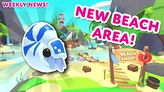 🌞 Lets GO TO THE BEACH 🏖️ New NAUTILUS PET ⚓ THREE New BUCKS PETS 🐟 Adopt Me Weekly News [upl. by Veronika]