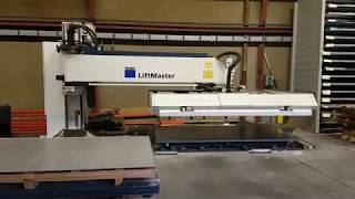 Fayolle SAS  Chargement dune tôle par le LiftMaster Trumpf  découpe laser à plat [upl. by Eirrehs406]