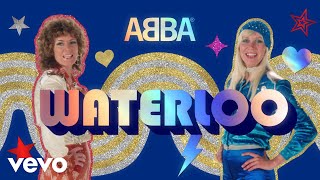 ABBA  Waterloo Official Lyric Video [upl. by Nymassej]