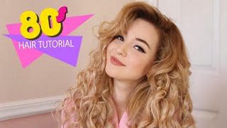 Easy 80s Bombshell Hair Tutorial [upl. by Bink]