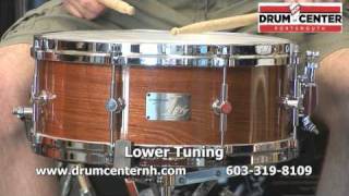 Canopus 55x14 Solid Ply Steambent Bubinga Snare Drum [upl. by Dewey]