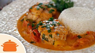 Receita Fácil de Peixe Ensopado  Quase Moqueca [upl. by Mechling]