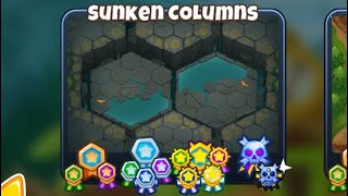 BTD6 Sunken Columns Deflation Strategy NO MONKEY KNOWLEDGE [upl. by Aerdnaed]