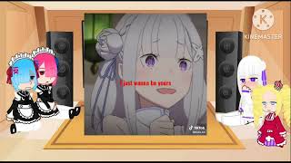 ReZero React to Natsuki Subaru  Part 1  GCRV [upl. by Leik]