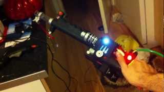 Neutrona wand light and sound test ghostbusters Proton Pack [upl. by Relyt]