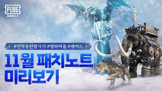 꽁꽁 얼어붙은 모배 막내 운영자가 읽어주는 11월 패치노트 미리보기 [upl. by Launame579]