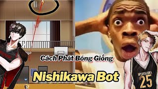 Cách Phát Bóng Giống Nishikawa Bot The Spike Volleyball Cross Beta [upl. by Ahsratal]