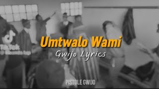 Umtwalo Wami Gwijo  Lyrics [upl. by Nnaassilem]