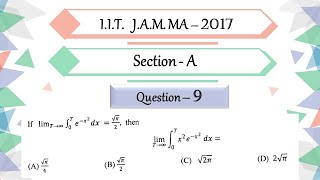 IIT JAM 2017 Mathematics Solutions Real Integral Calculus  Question 9  Beta amp Gamma Function [upl. by Ajna]