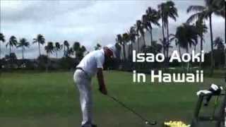 青木功プロ SLDR Driver Test in Hawaii [upl. by Telracs]